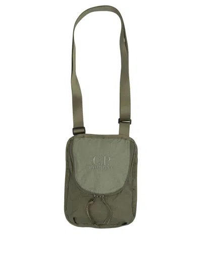 C.p. Company "plain Paper Touch" Shoulder Bag In Brown