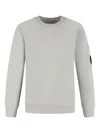 C.p. Company Pocket-detail Crew-neck Sweatshirt In Gray