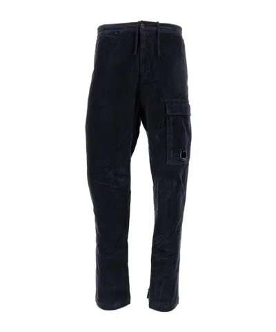 C.P. COMPANY POCKET-DETAIL ELASTICATED  TROUSERS