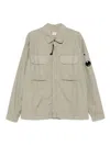 C.p. Company Pocket-detail Lens Jacket In Gray