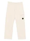 C.p. Company Sweatpants Cargo Pant In Diagonal Raised Fleece Clothing In Neutral