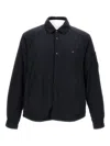 C.p. Company C.p.company Buttoned Pocket Overshirt In Black