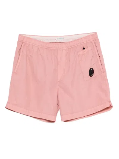 C.p. Company Pocket-detail Swim Shorts In Pink