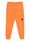C.p. Company Pocket-detail Track Pants In Orange