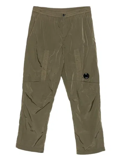 C.p. Company Pocket-detail Trousers In Gray