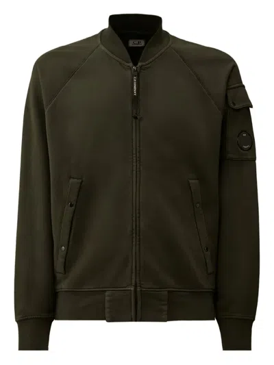 C.p. Company Pocket-detailed Jacket In Green