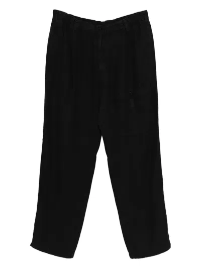 C.p. Company Pocket Drawstring Trousers In Black