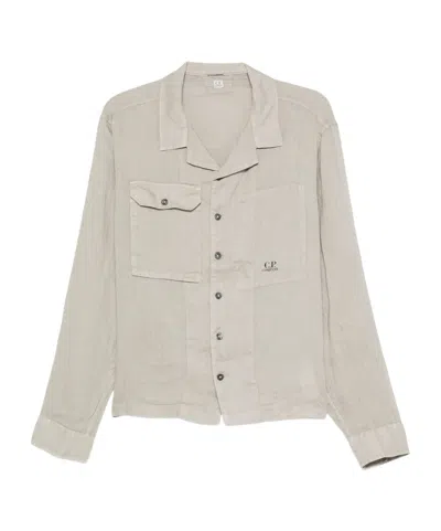 C.P. COMPANY POCKET LINEN SHIRT