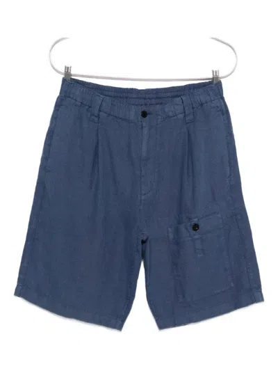 C.P. COMPANY POCKET LINEN SHORTS
