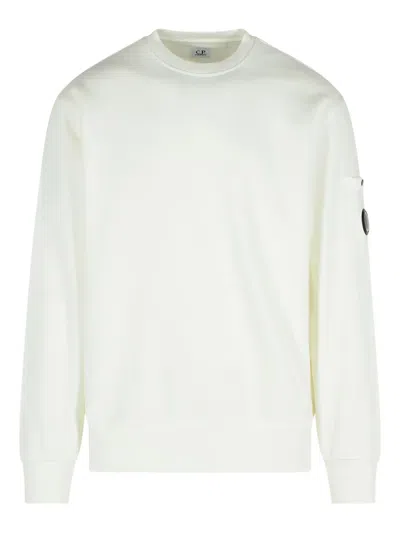 C.P. COMPANY POCKET-PATCH CREW NECK SWEATSHIRT
