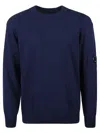 C.p. Company Crew-neck Sweater In Bluette