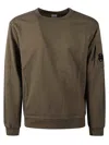 C.p. Company C.p.company Cozy Cotton Sweater For Comfort In Verde