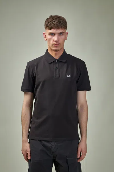 C.p. Company Polo In Black