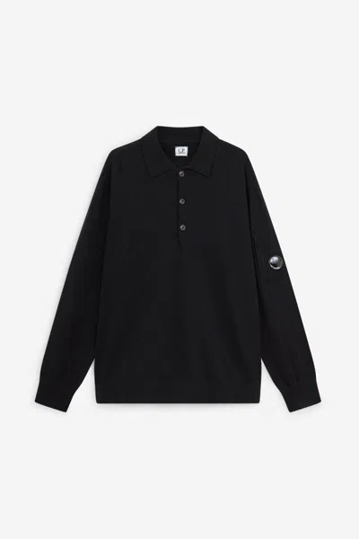 C.p. Company Polo In Black