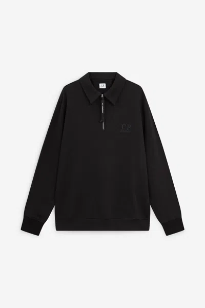 C.p. Company Polo In Black