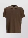 C.p. Company Polo Collar Short Sleeve In Brown