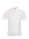 C.p. Company Polo In Stretch Piqu? In Bianco Latte