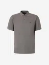 C.p. Company Polo Logo Bordado In Gray