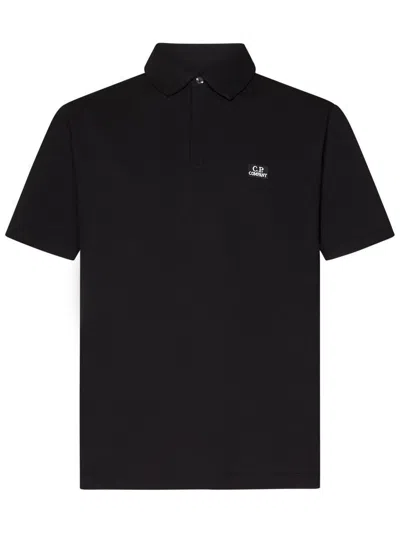 C.p. Company Polo Shirt In Black