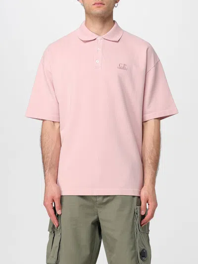 C.P. COMPANY POLO SHIRT C. P. COMPANY MEN COLOR PINK,G78300010
