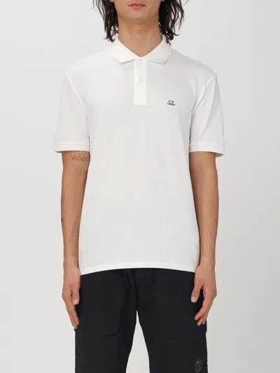 C.p. Company Polo Shirt C. P. Company Men Color White In Weiss