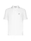 C.p. Company C. P. Company Polo With Logo In Gauze White