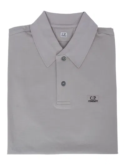 C.p. Company Cp Company Polo Short Sleeve In Gray