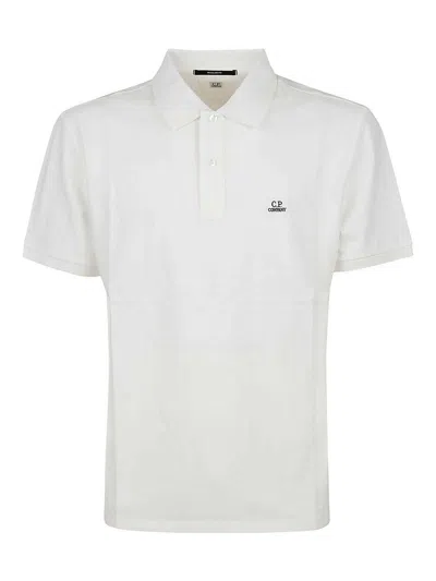 C.p. Company Polo In White