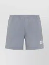 C.p. Company C.p.company Logo Patch Swim Shorts In Gray