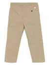 C.p. Company Poplin Trousers In Brown