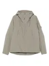 C.p. Company Pro-teck Hooded Padded Jacket Uomo Stone Rock In Multi