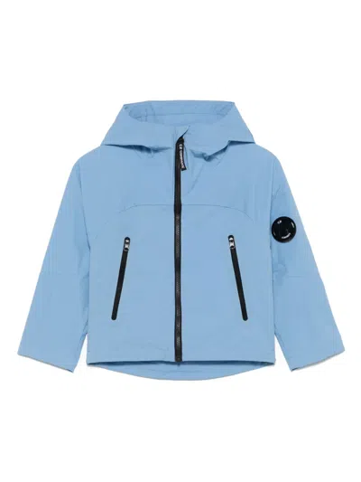 C.p. Company Kids' Pro-tek Hooded Jacket In Blue