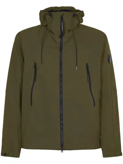 C.p. Company Pro-tek Hooded Jacket In Green
