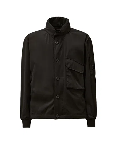 C.P. COMPANY PRO-TEK JACKET WITH LOGO DETAIL