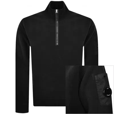 C.p. Company Cp Company Quarter Zip Sweatshirt Black