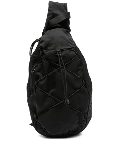 C.p. Company Quilted Black Shoulder Bag