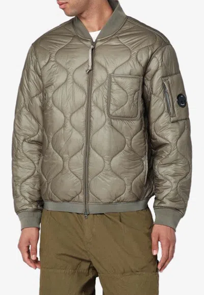 C.P. COMPANY QUILTED BOMBER JACKET