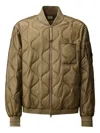 C.p. Company Quilted Bomber Jacket In Green