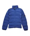 C.p. Company Royal Blue Chrome-r Puffer Jacket In Nylon In Blue