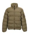 C.p. Company Chrome-r Grey Down Jacket In Brown