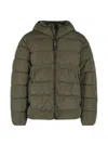 C.p. Company Quilted Down Down Jacket In Khaki