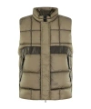 C.p. Company Quilted Down Jacket In Brown
