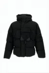 C.p. Company Outerwear Medium Jacket In Eco Chrome-e Mixed 19cmow013a006369m 999 In Black