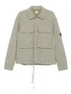 C.p. Company Short Padded Jacket Jackets Grey In Gray