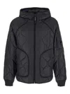 C.p. Company Black Jacket With Fixed Hood And Logo Plaque On The Sleeve In Tech Fabric Man In Gray