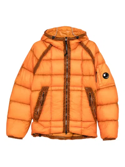 C.P. COMPANY QUILTED HOODED JACKET