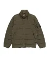 C.p. Company C.p.company Short Down Jacket In Green