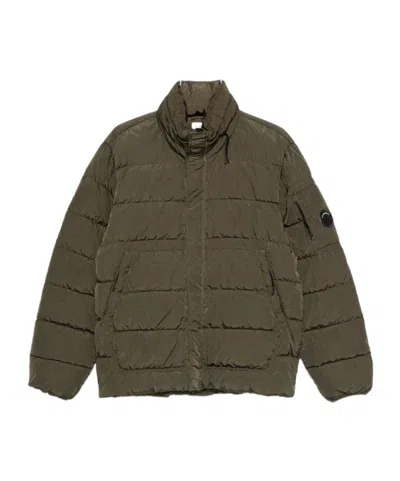 C.P. COMPANY QUILTED LENS-DETAIL COAT