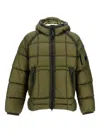 C.p. Company D. D. Shell Capers Hooded Down Jacket In Green