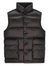 C.p. Company Quilted Puffer Gilet In Black